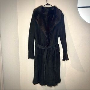 Nigel Preston Lambskin Fur Women's Coat Black